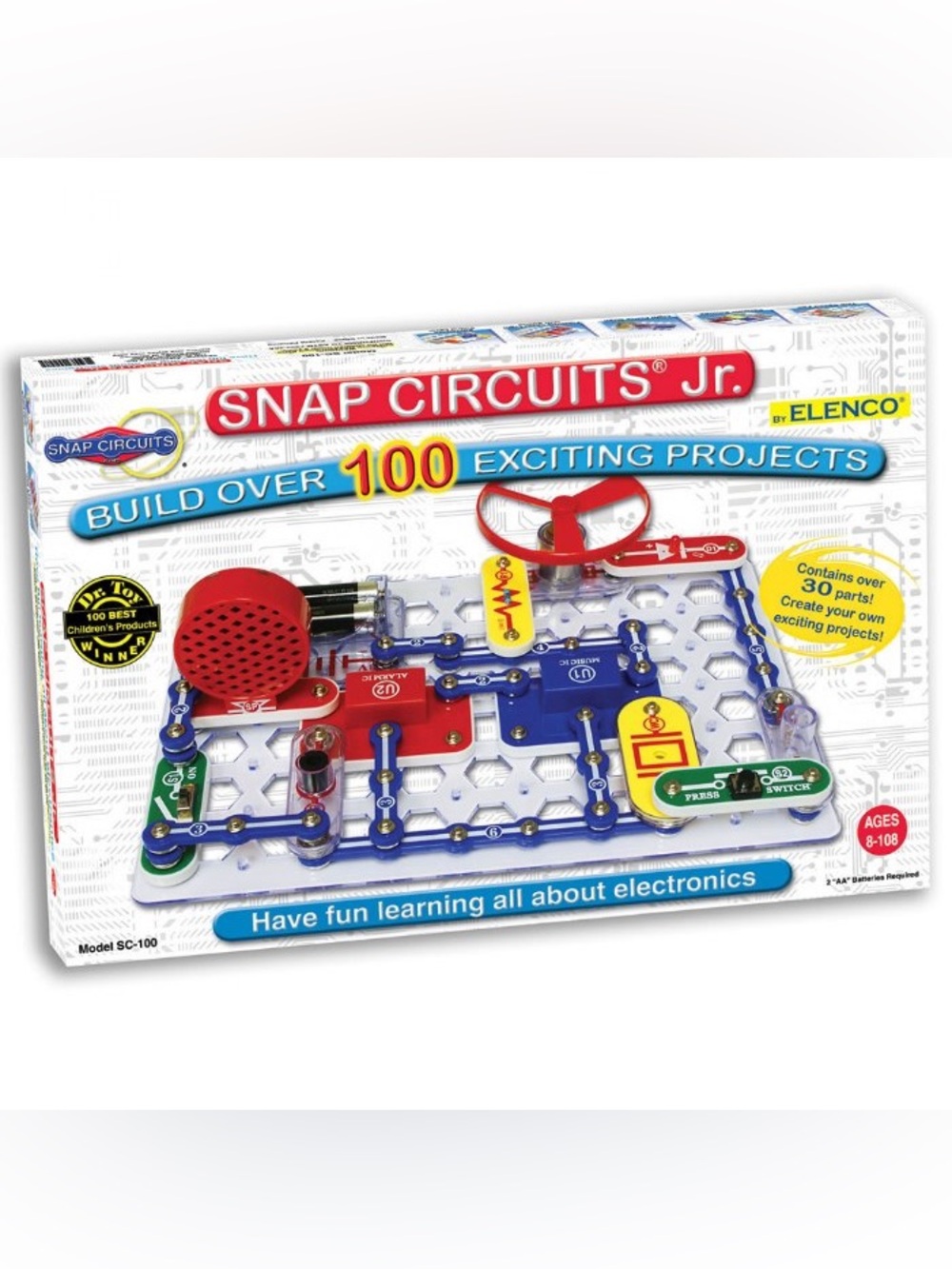 Snap Circuits® Jr. Snap-Together Electrical Components - Picture 1 of 3